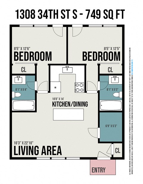 1310 34th St S 1-2 Beds Apartment for Rent - Photo Gallery 17